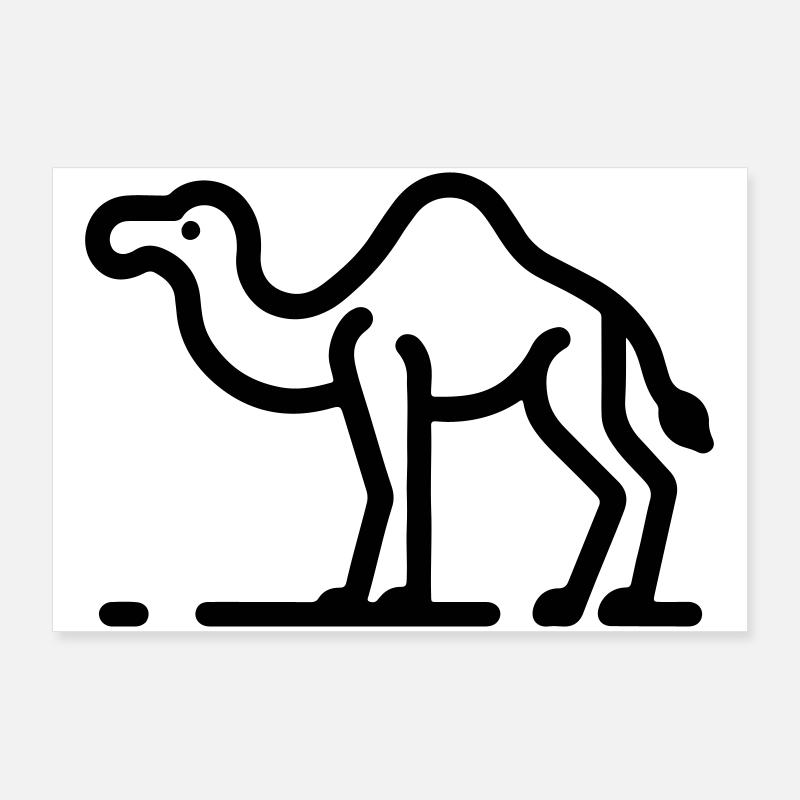 Kamel Poster 90x60 cm