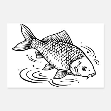 carpa Poster 90x60 cm
