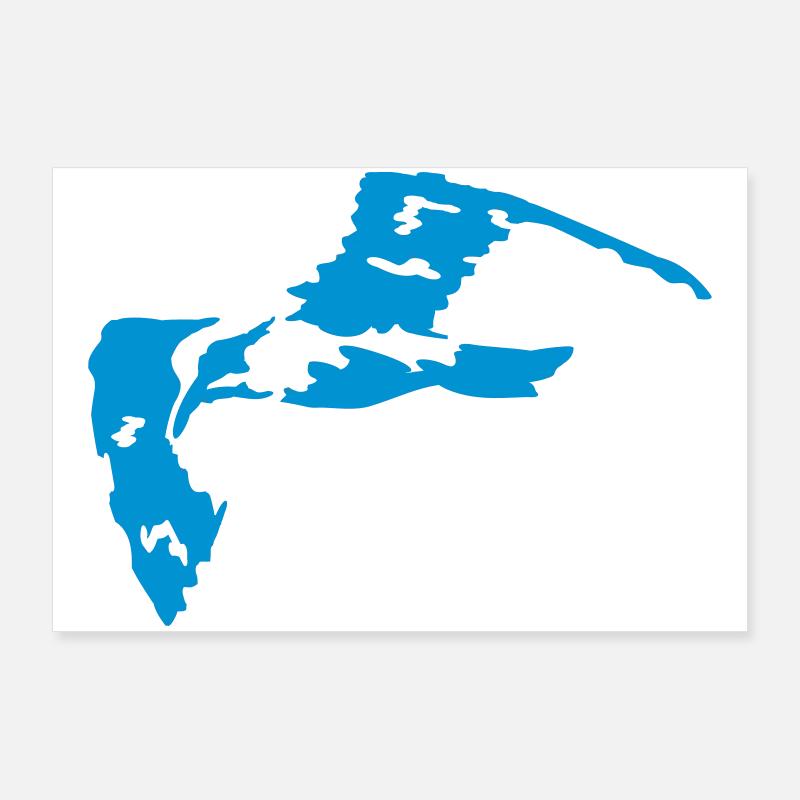 fliegende moewe Poster 90x60 cm