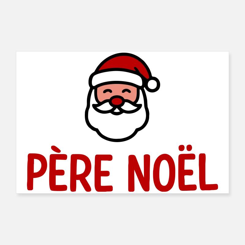 Weihnachtsmann-Humor Poster 90x60 cm