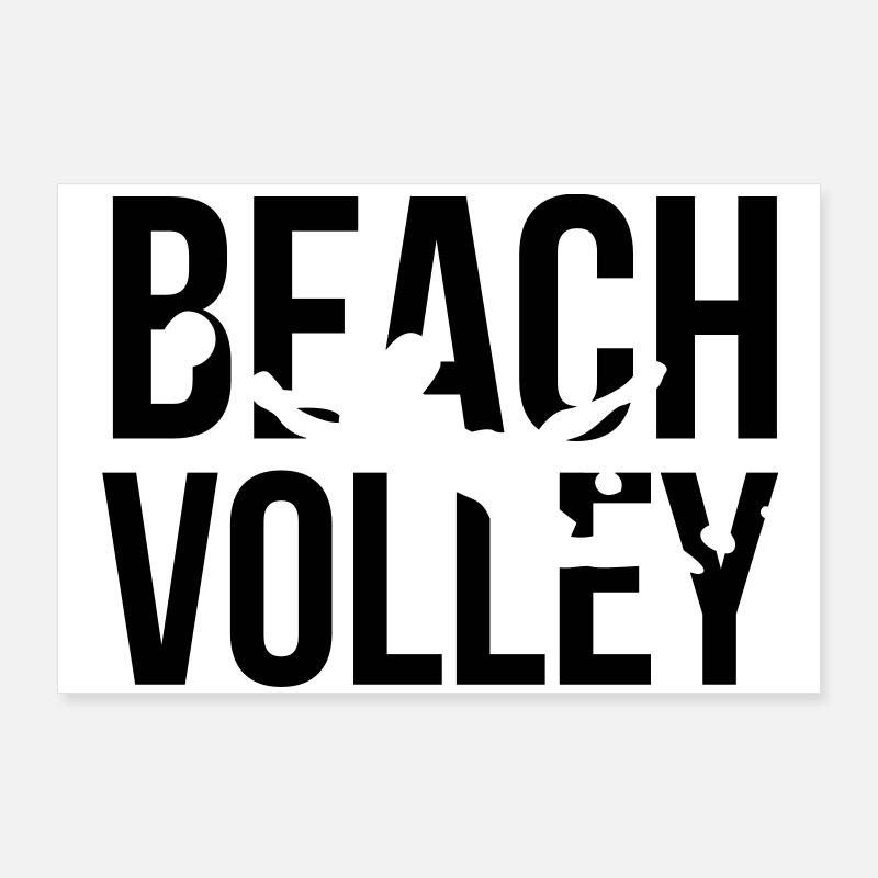 beach volley Poster 36" x 24" (90x60 cm)