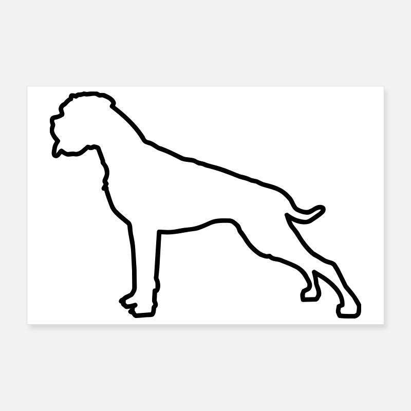 Plan Boxer Poster 90 x 60 cm