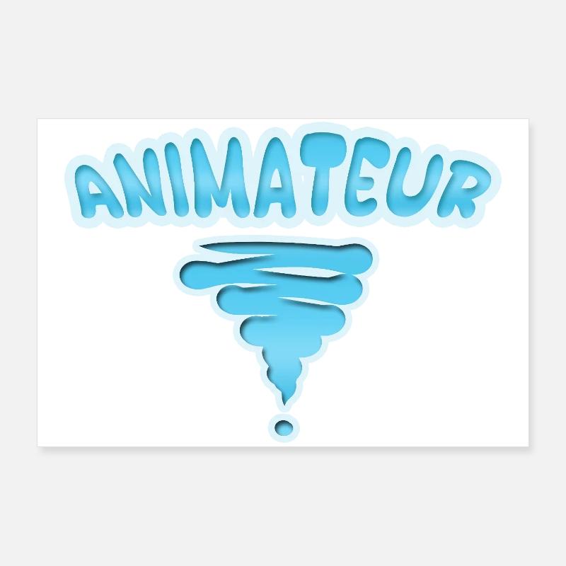 Style Animateur Poster 90x60 cm