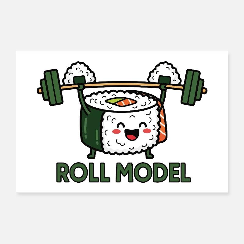 Sushi Strength Poster 36" x 24" (90x60 cm)