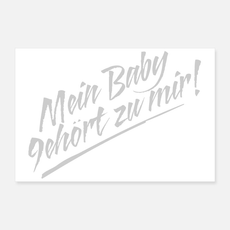 Mon bébé Poster 90 x 60 cm