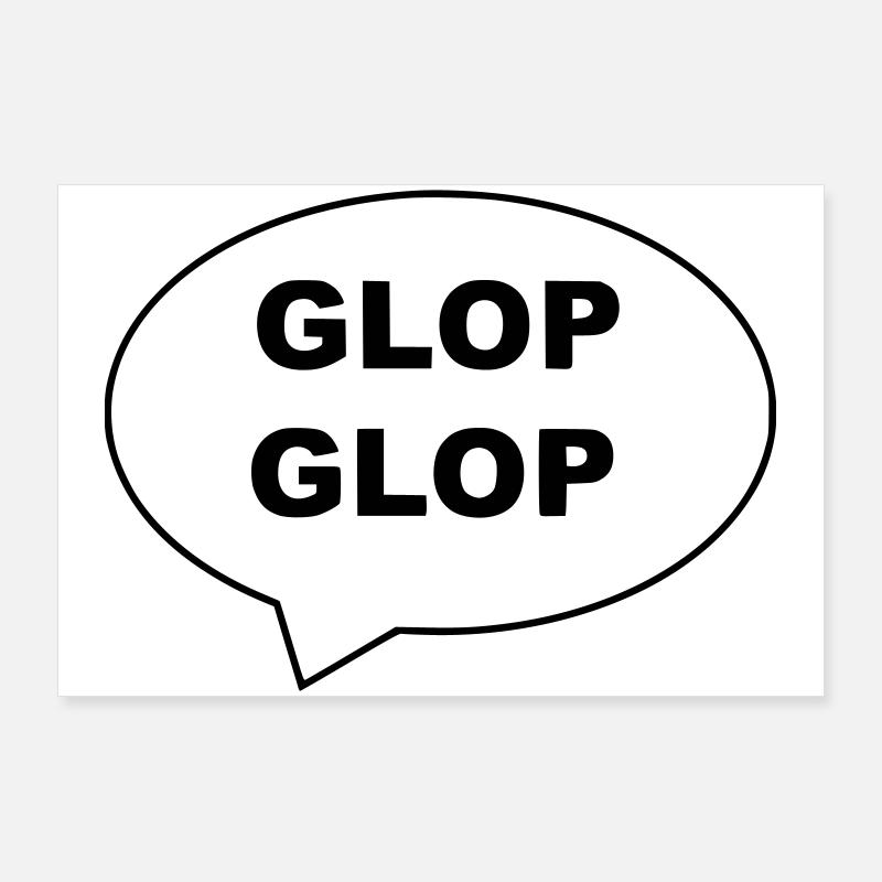 Glop Poster 36" x 24" (90x60 cm)
