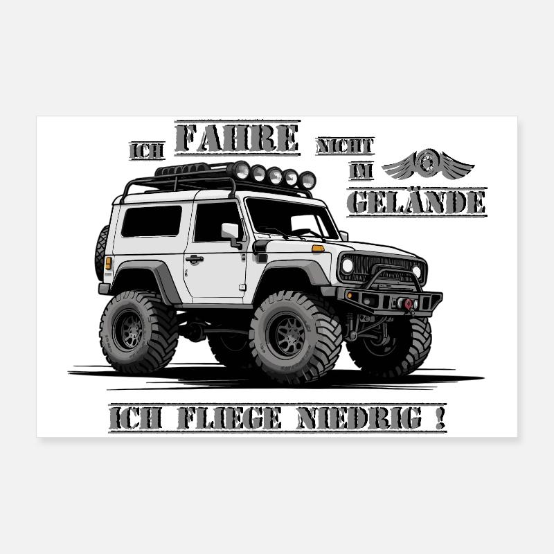 Off-Road Vehicle Poster 36" x 24" (90x60 cm)