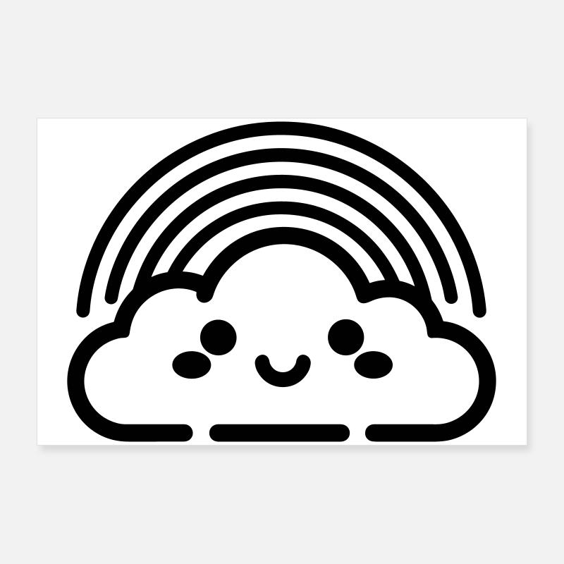 Regenbogen Poster 90x60 cm