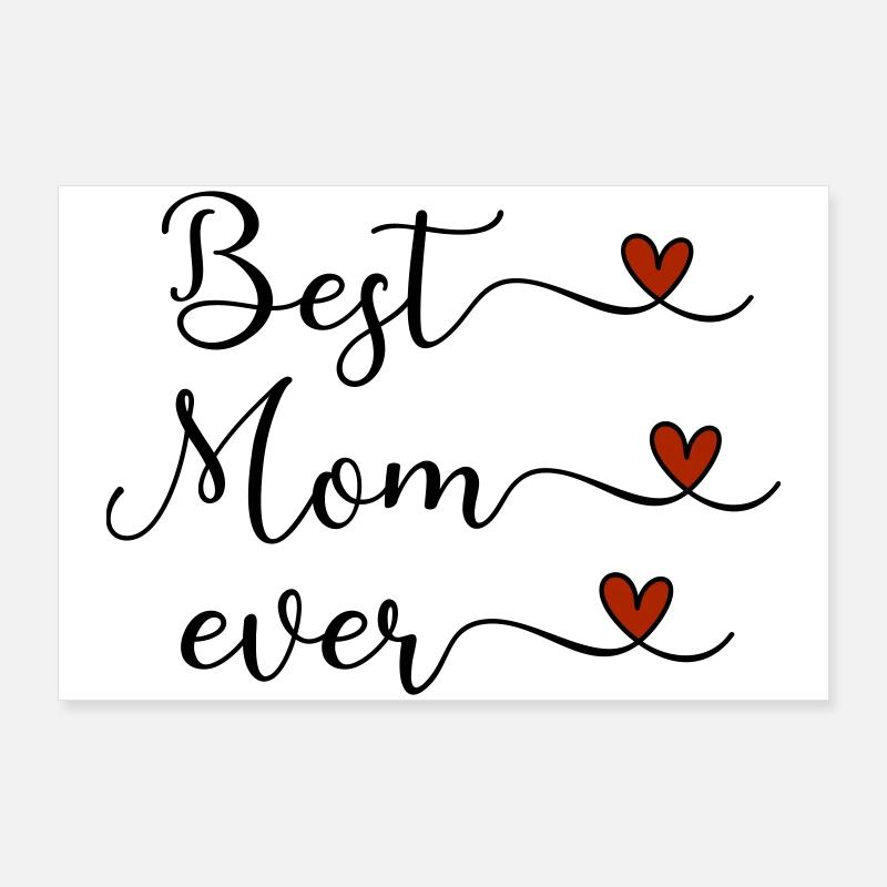 Beste Mama Poster 90x60 cm