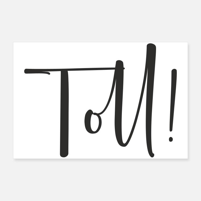 Toll – Calligraphy Textdesign Poster 90x60 cm