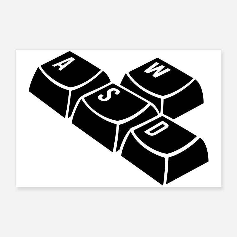 keyboard Poster 36" x 24" (90x60 cm)