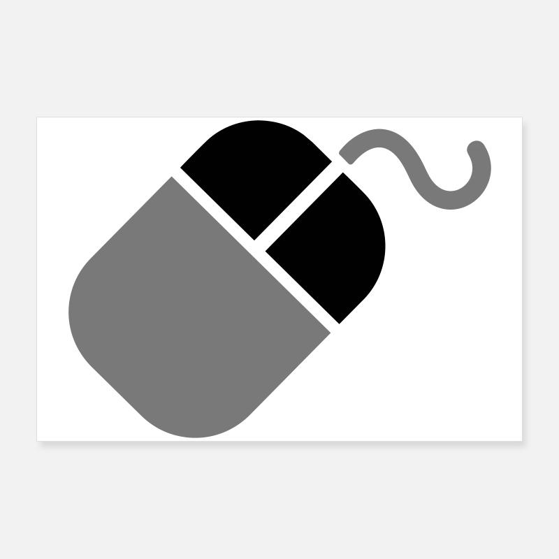 Maus PC Computer Poster 90x60 cm