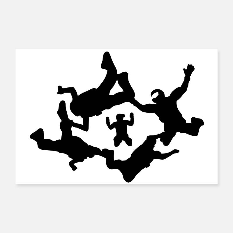 skydiver_7 Poster 36" x 24" (90x60 cm)
