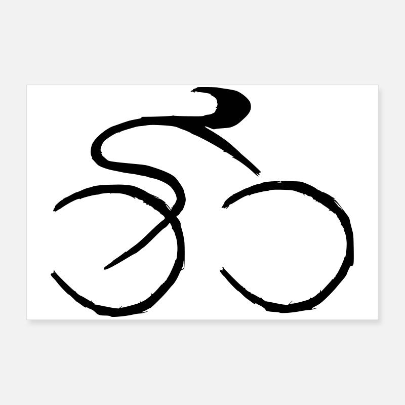 Bicycle Poster 36" x 24" (90x60 cm)