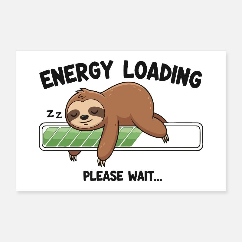 Battery Nap Mode Poster 36" x 24" (90x60 cm)