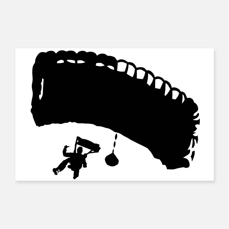 fallschirm_8 Poster 90 x 60 cm