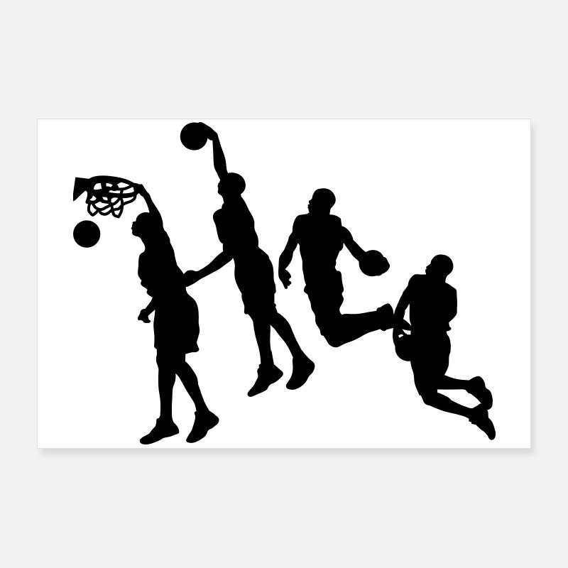 Basketball Poster 36" x 24" (90x60 cm)