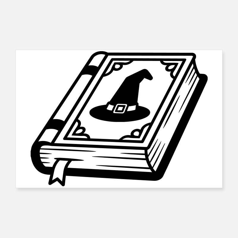 Zaubererbuch Poster 90x60 cm