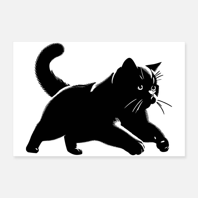 Britisch Kurzhaar Katze Poster 90x60 cm