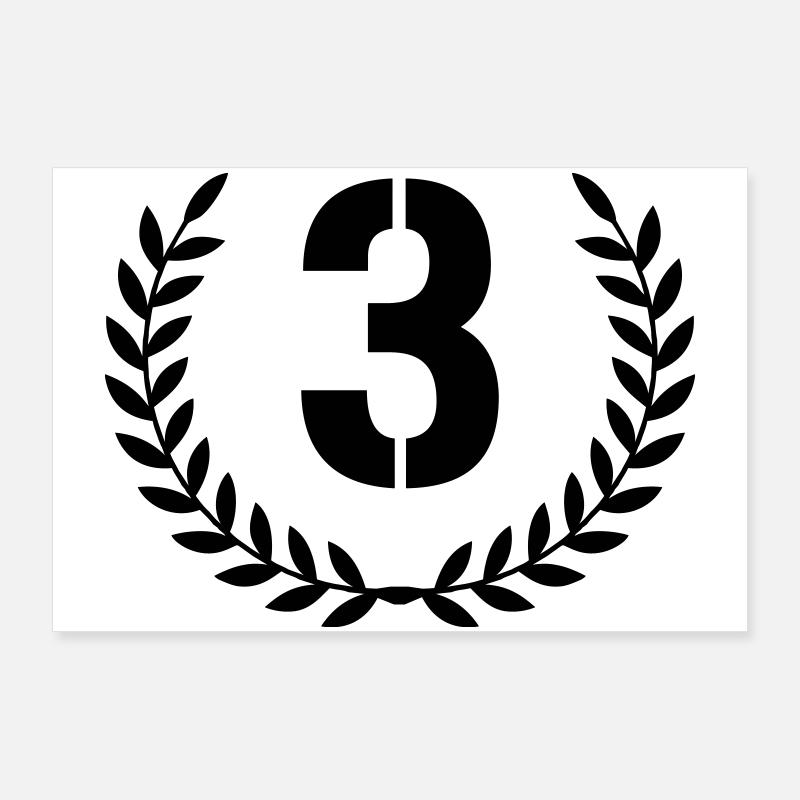 3 Wreath Poster 36" x 24" (90x60 cm)
