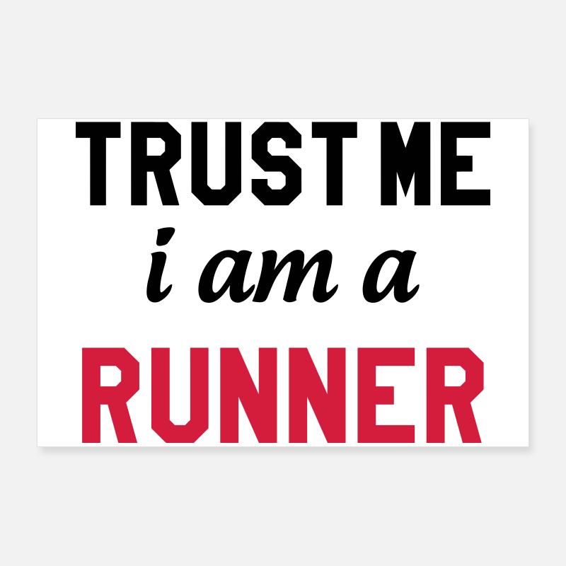 Course à Pied / Running / Jogging / Coureur Poster 90 x 60 cm