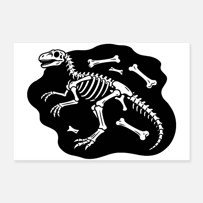dinosaur bones Poster 36" x 24" (90x60 cm)