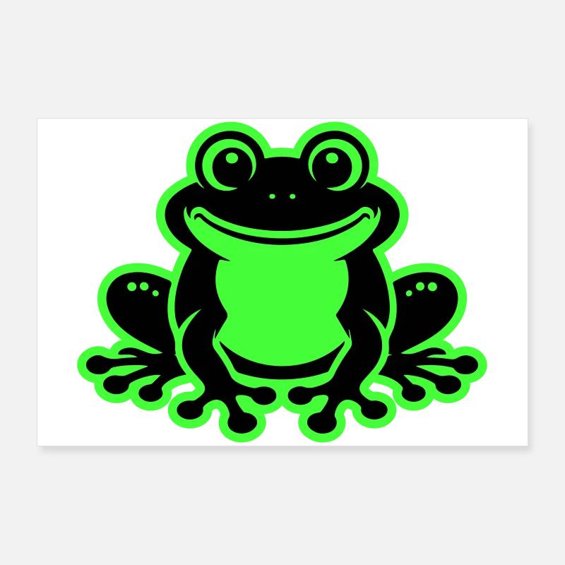 Toad Comic Frog Poster 36" x 24" (90x60 cm)