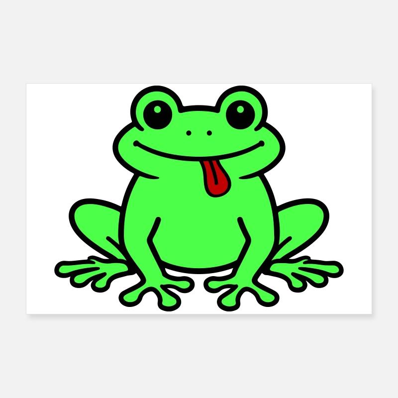 Toad Comic Frog Poster 36" x 24" (90x60 cm)