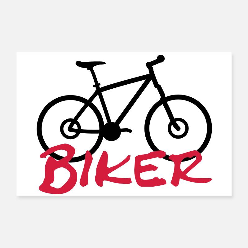 Biker Poster 90x60 cm