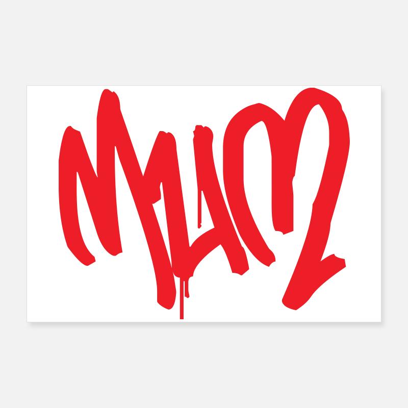 Maman d'Amour - Muttertag Poster 90x60 cm