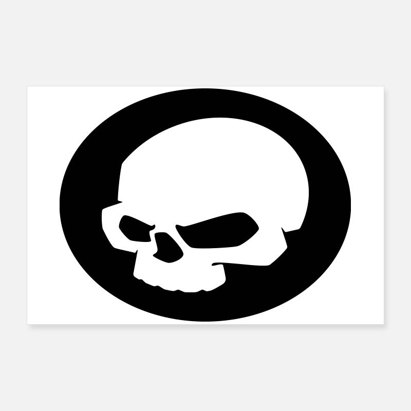 SKULL Poster 90x60 cm