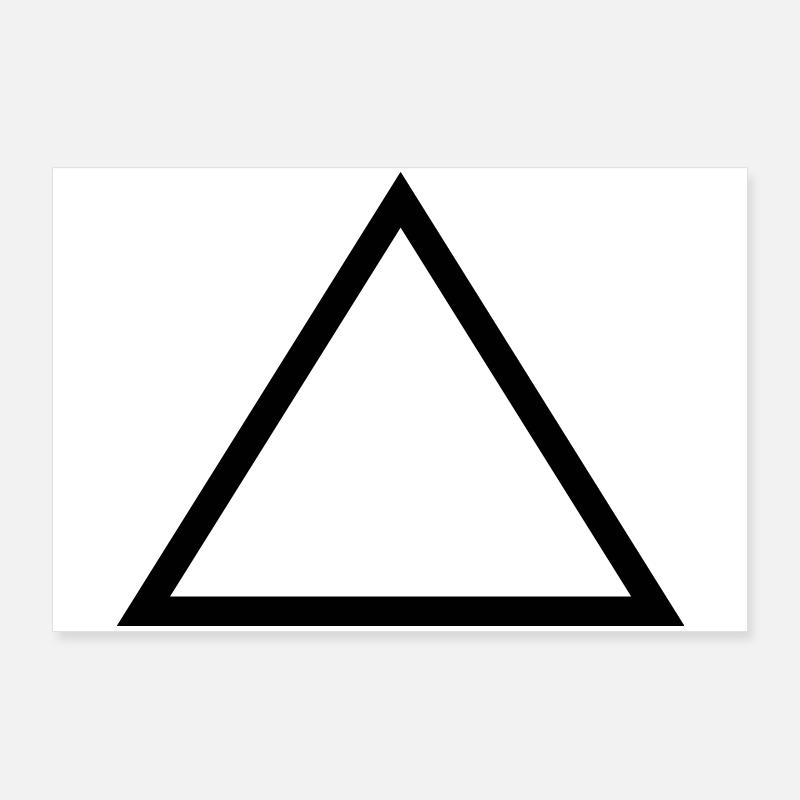 Triangle Poster 90 x 60 cm