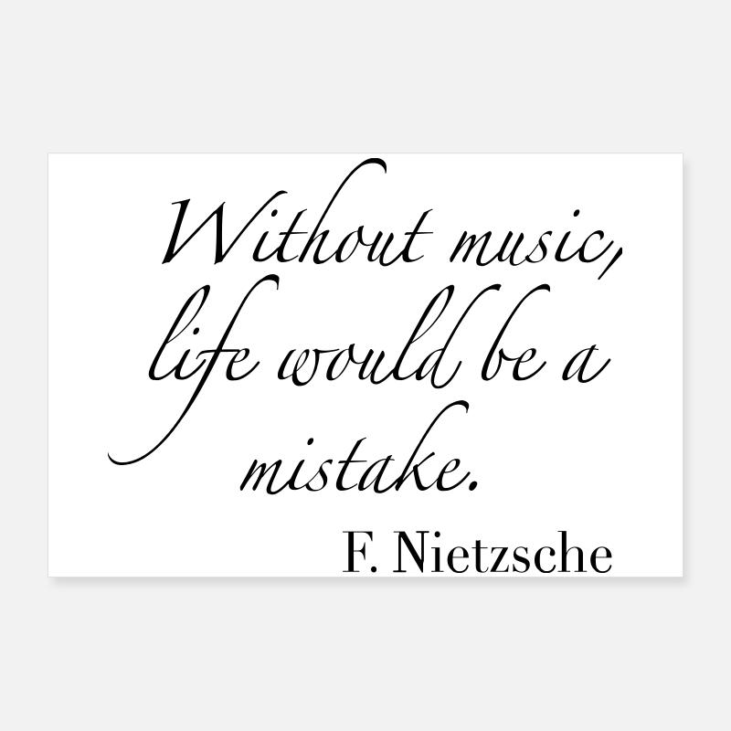 Musik Poster 90x60 cm