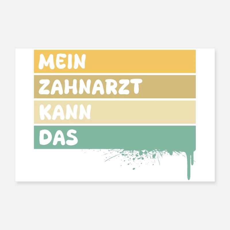 Gift for Dentist Poster 36" x 24" (90x60 cm)