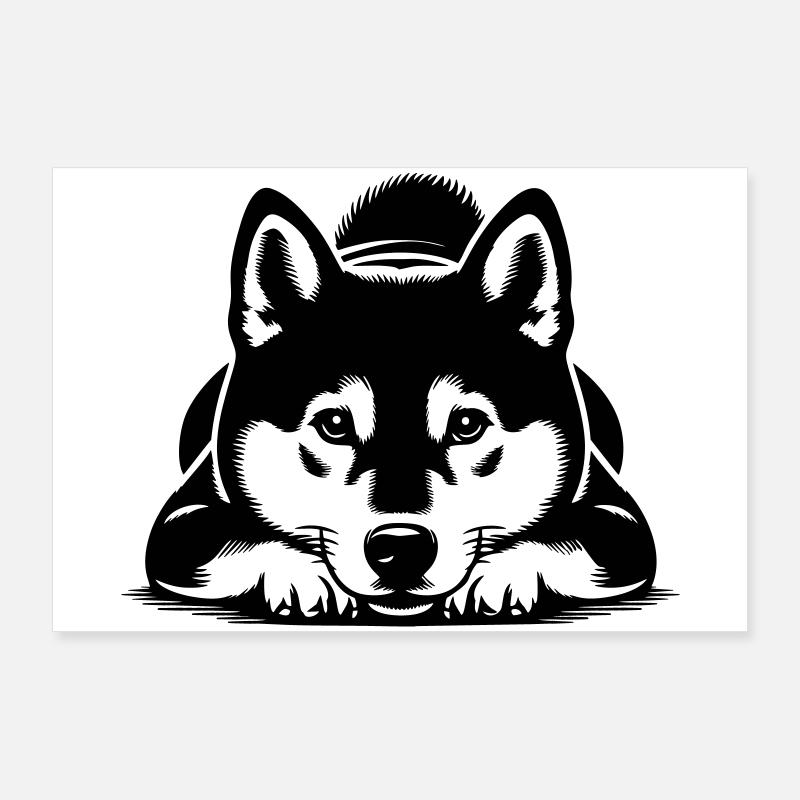 Shiba Poster 90 x 60 cm