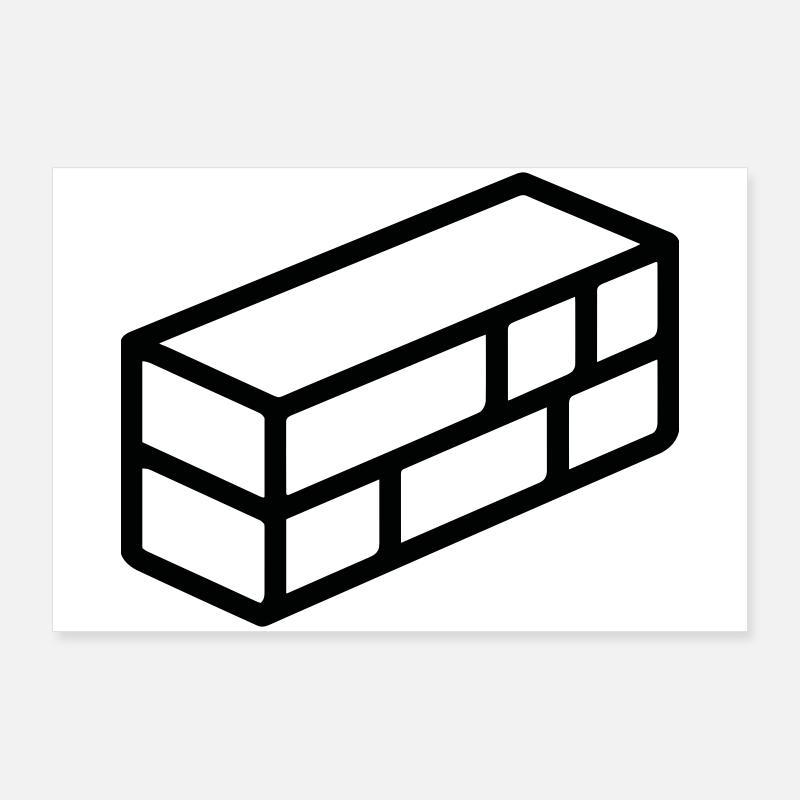 brick Poster 36" x 24" (90x60 cm)
