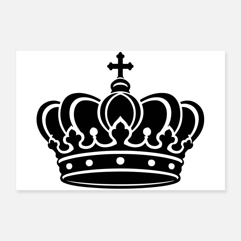 Crown Symbol Poster 36" x 24" (90x60 cm)