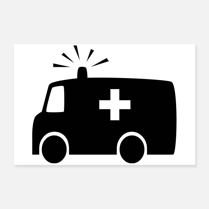 Ambulanz Poster 90x60 cm