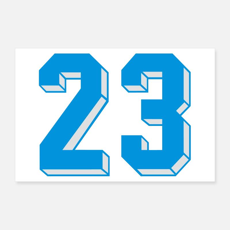 dreiundzwanzig Poster 90 x 60 cm