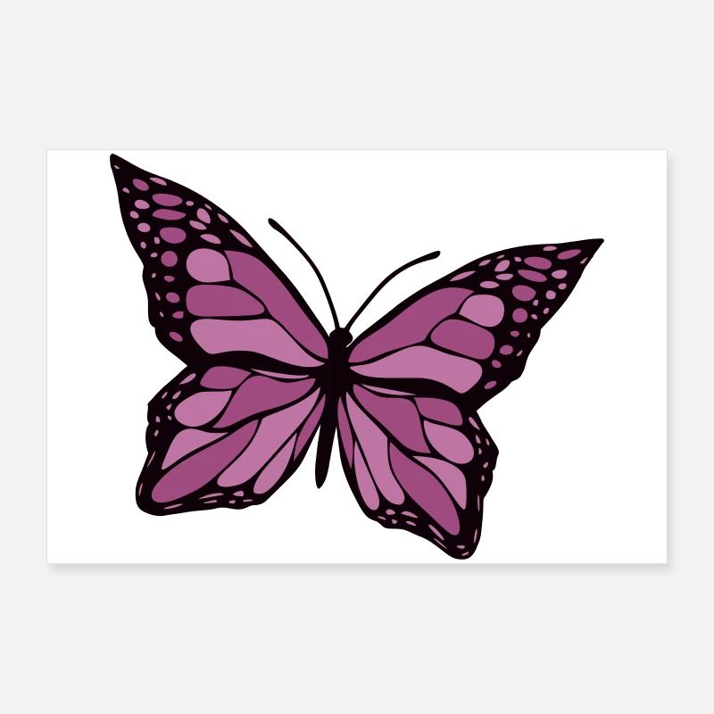 Papillon Poster 90 x 60 cm