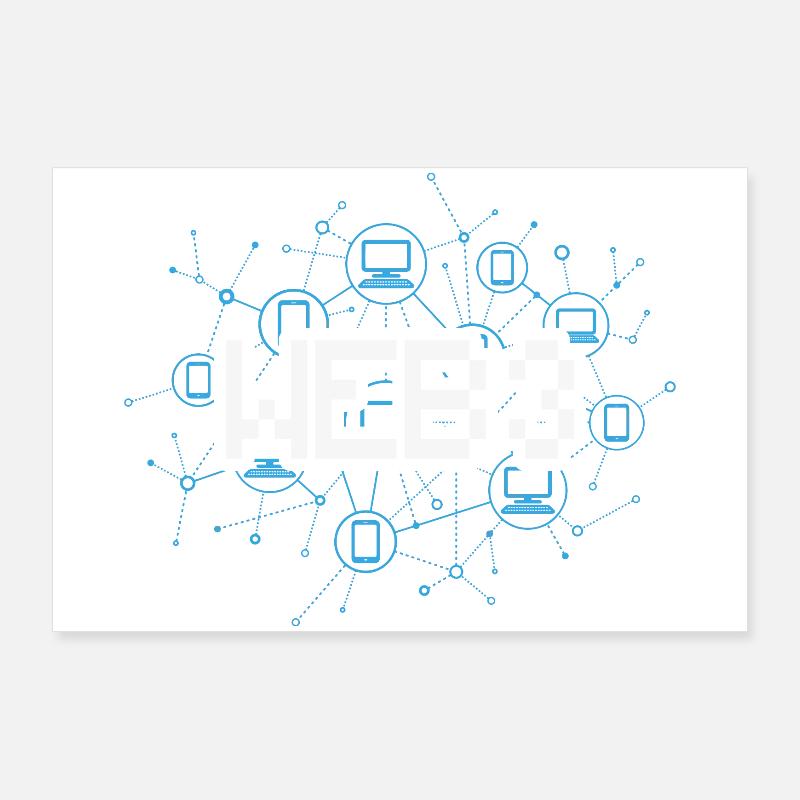 Web3 (en anglais) Poster 90 x 60 cm