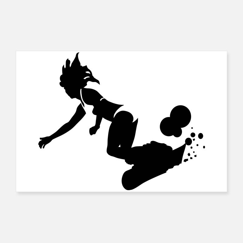 Snowboard Poster 90x60 cm