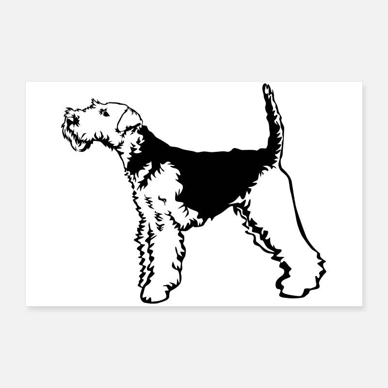 Welsh Terrier Poster 90 x 60 cm
