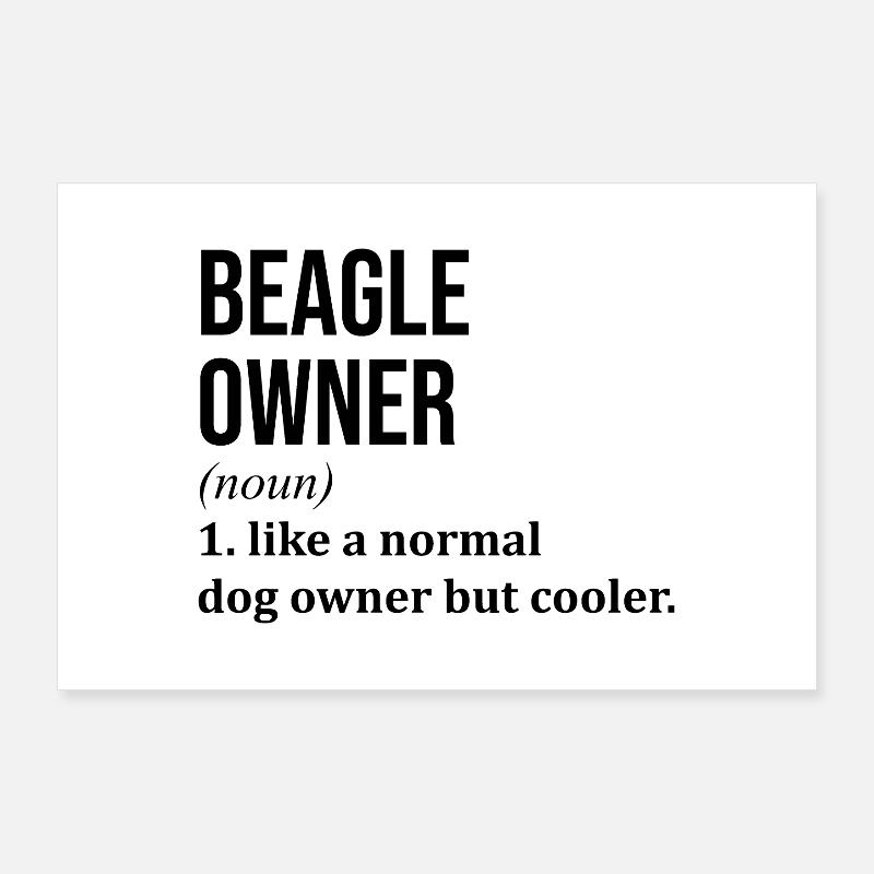 beagle Poster 90 x 60 cm