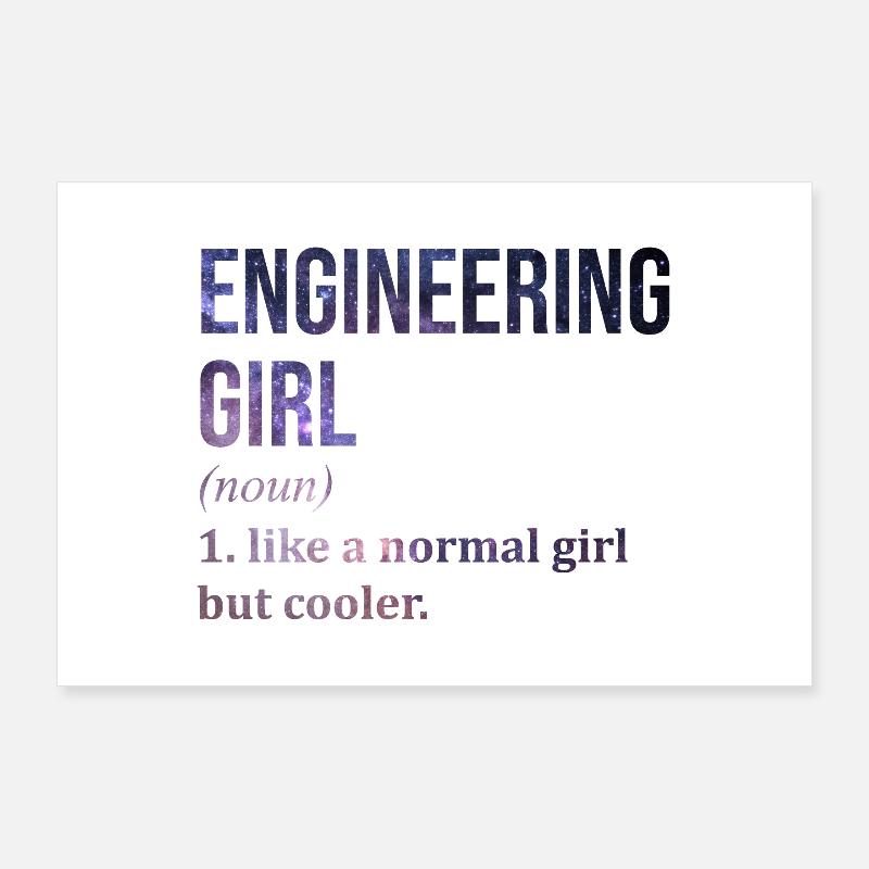 Engineer Engineer Engineer Poster 36" x 24" (90x60 cm)
