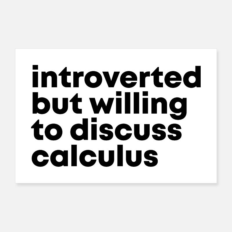 calcul Poster 90 x 60 cm
