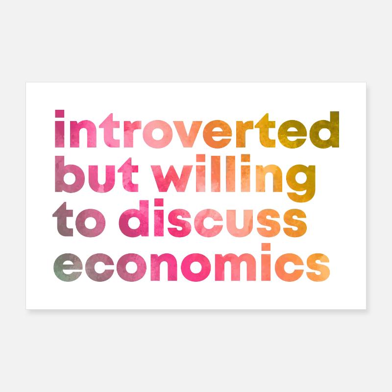 Wirtschaft Poster 90x60 cm