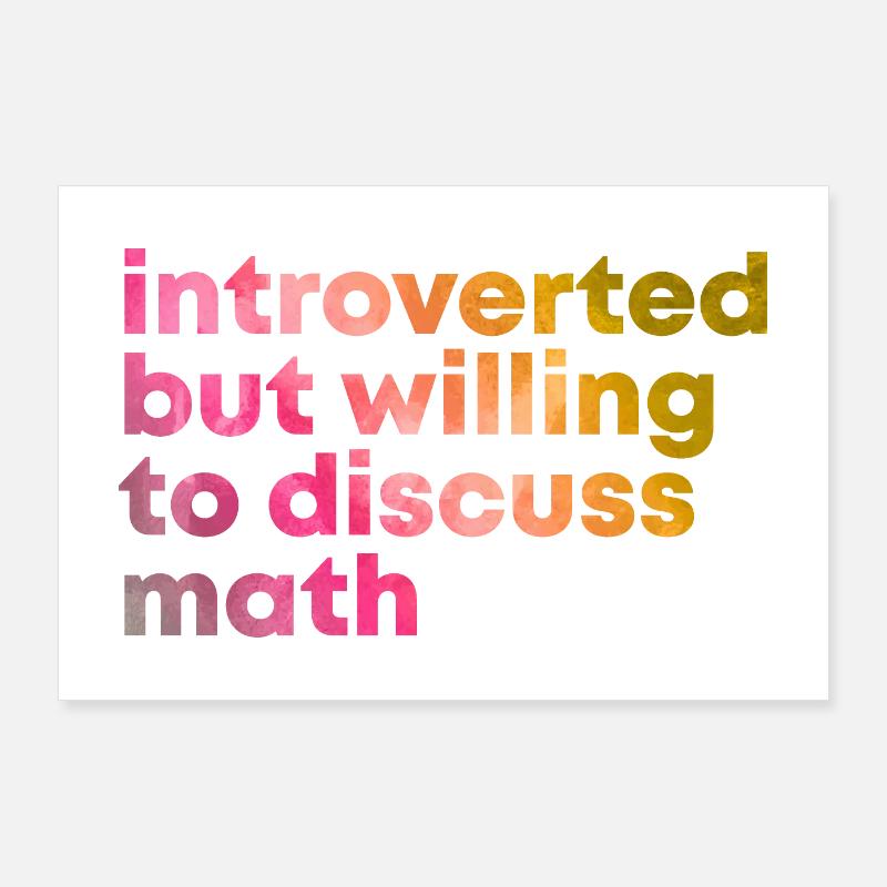 Mathematic Poster 36" x 24" (90x60 cm)