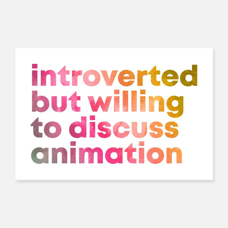 animation Poster 90 x 60 cm