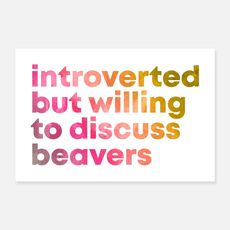 Castor Poster 90 x 60 cm